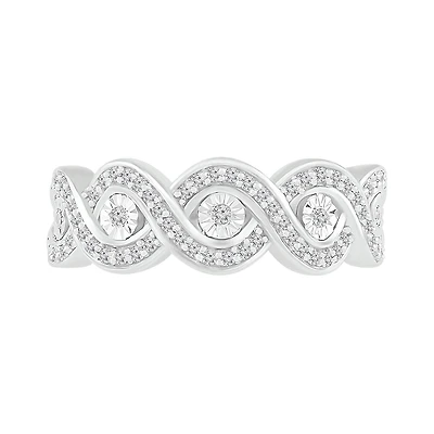 1/4 CTW Diamond Fashion Ring in Sterling Silver