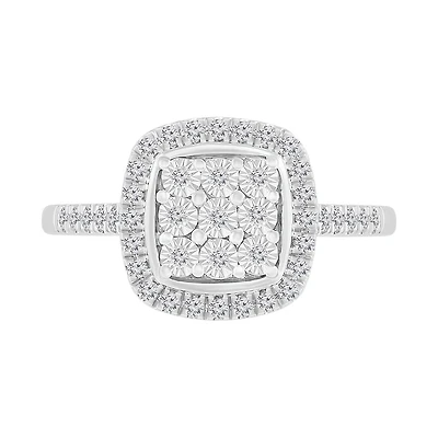 1/5 CTW Diamond Fashion Ring in Sterling Silver