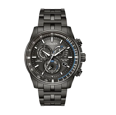 Citizen Watch with 43MM Grey Round Dial and Stainless Steel Bracelet. AT4127-52H