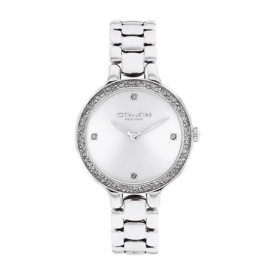 Coach Chelsea 32MM Crystal Accent Dial Stainless Steel Watch. 14504124