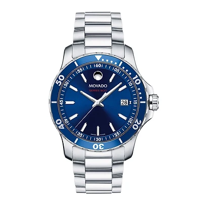 Movado Series 800 with 40MM Blue Dial. 2600137
