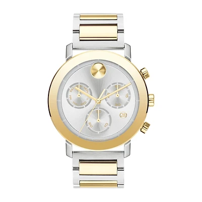 Movado BOLD Evolution 42MM Two-tone Stainless Steel Chronograph Watch. 3600888