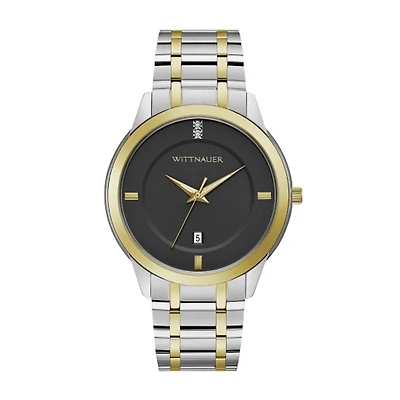 Wittnauer Round Dial Stainless Steel Watch Band. WN3089