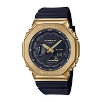 G-Shock Analog-Digital Black and Gold 2100 Series. GM2100G-1A9