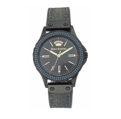 DAN Juicy Couture with 38X38 MM Blue Silicone Band Strap  display picture 3