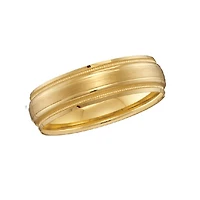 6MM Wedding Ring in 10KT Yellow Gold