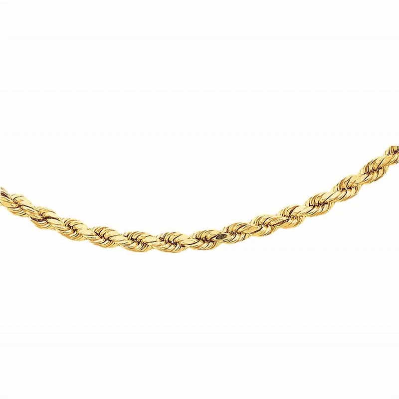 14KT Yellow Gold 24-inch 2.15MM Rope Chain