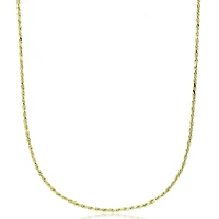 14KT Yellow Gold 16-inch 1.1MM Diamond-cut Chain