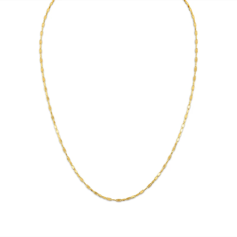 10KT Yellow Gold 18-inch Fancy Chain
