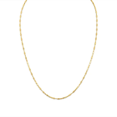 10KT Yellow Gold 18-inch Fancy Chain