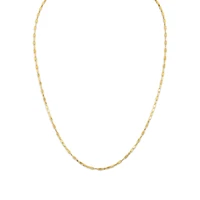 10KT Yellow Gold 18-inch Fancy Chain
