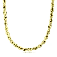 14KT Yellow Gold 20-inch 5MM Rope Chain