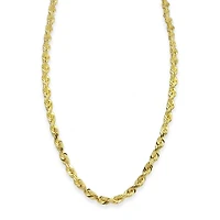 10KT Yellow Gold 26-inch 3.8MM Rope Chain