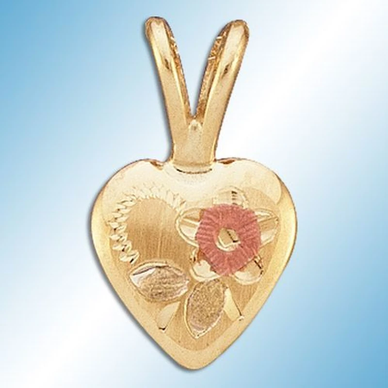 Kiddie Kraft 14KT Yellow Gold 15-inch Heart Pendant