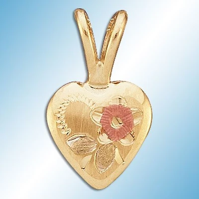 Kiddie Kraft 14KT Yellow Gold 15-inch Heart Pendant