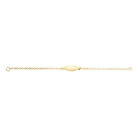Kiddie Kraft 14KT Yellow Gold Filled Heart ID Bracelet