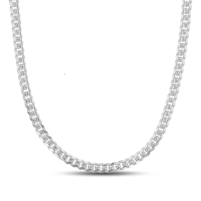 Luxe Layers Sterling Silver 20-inch 4.8MM Miami Cuban Link Chain
