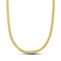 Luxe Layers 14KT Yellow Gold Plated Sterling Silver 20-inch 4.8MM Cuban Link Chain