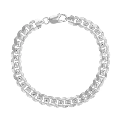 Luxe Layers Sterling Silver 8.5-inch 8.35MM Miami Cuban Link Bracelet