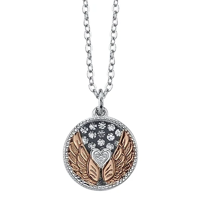 Sterling Silver Cubic Zirconia 18-inch Pendant