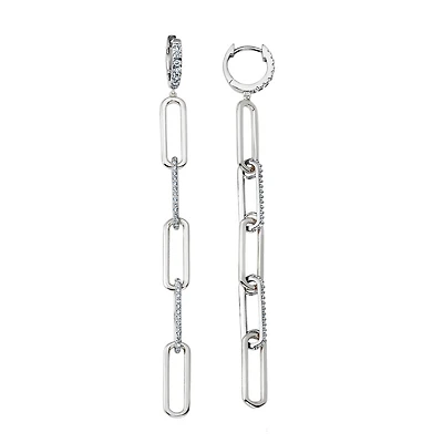 Crislu 18KT Yellow Gold Plated Sterling Silver Round Cubic Zirconia Fashion Earrings