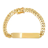 Roberto Martinez 14KT Yellow Gold 8-inch 7.5MM Miami Cuban Link ID Bracelet
