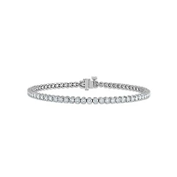 Signature EcoLove 3 CTW Lab Grown Diamond 7-inch Tennis Bracelet in 14KT White Gold