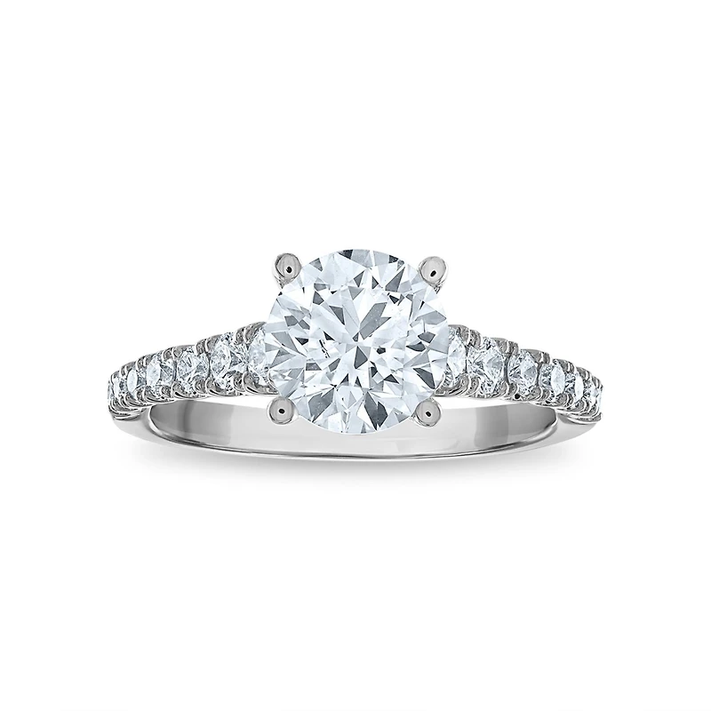 Signature EcoLove Diamond Dreams 2 CTW Lab Grown Diamond Solitaire Engagement Ring in 14KT White Gold
