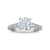 Signature EcoLove Diamond Dreams 2 CTW Lab Grown Diamond Solitaire Engagement Ring in 14KT White Gold