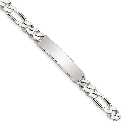 Sterling Silver 8.5-inch 7MM ID Figaro Bracelet