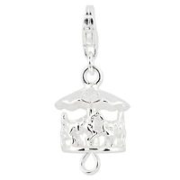 Sterling Silver RH Moveable Carousel w/Lobster Clasp Charm