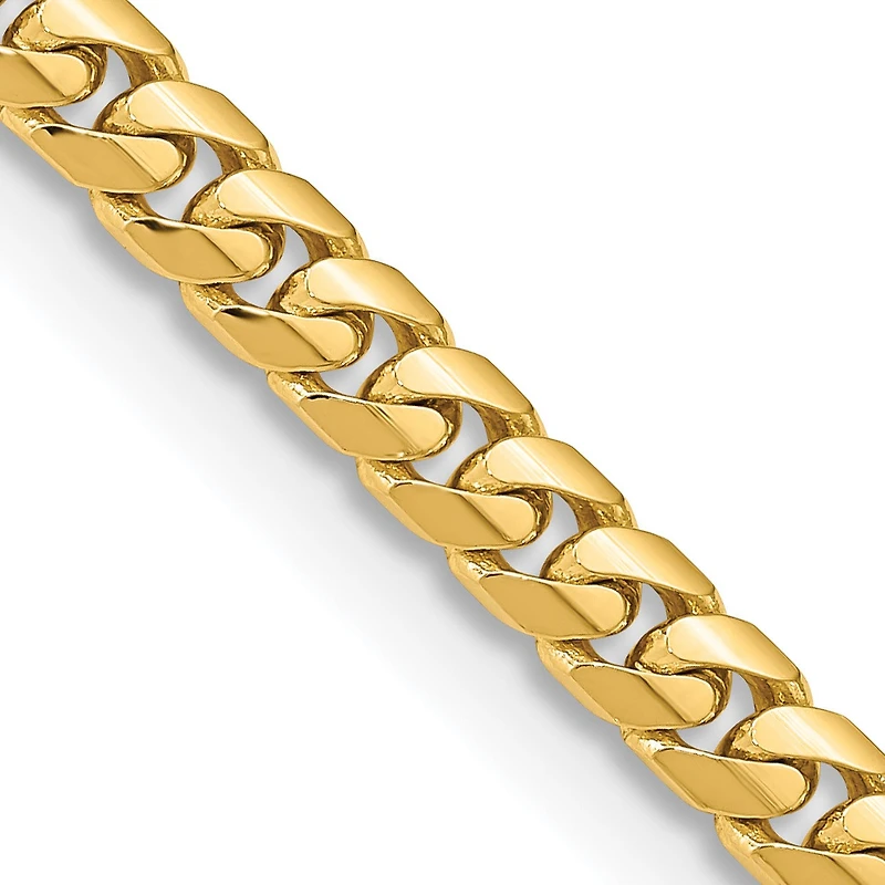 14KT Yellow Gold 22-inch 5.5MM Cuban Link Chain