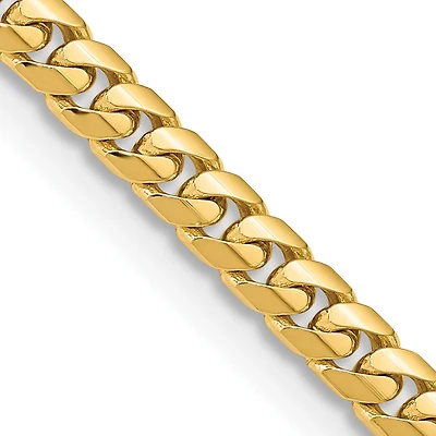 14KT Yellow Gold 22-inch 5.5MM Cuban Link Chain