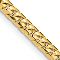 14KT Yellow Gold 22-inch 7.75MM Cuban Link Chain