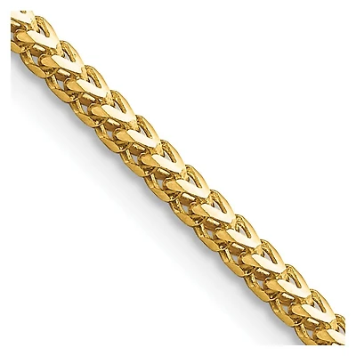 14KT Yellow Gold 30-inch 2MM Lobster Clasp Franco Chain