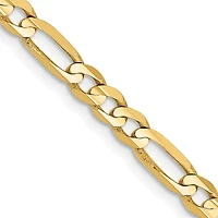 14KT Yellow Gold 30-inch 4MM Lobster Clasp Figaro Chain