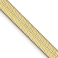14KT Yellow Gold 20-inch 4MM Lobster Clasp Herringbone Chain