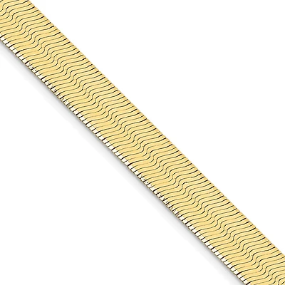 14KT Yellow Gold 24-inch 10MM Herringbone Chain