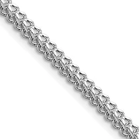 14KT White Gold 24-inch 2.5MM Lobster Clasp Franco Chain