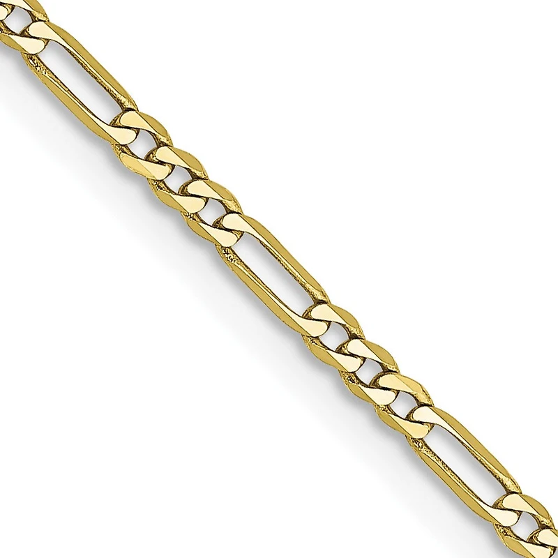10KT Yellow Gold 16-inch 1.75MM Lobster Clasp Figaro Chain