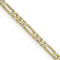 10KT Yellow Gold 16-inch 1.75MM Lobster Clasp Figaro Chain