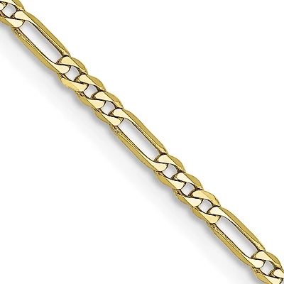 10KT Yellow Gold 24-inch 1.75MM Lobster Clasp Figaro Chain