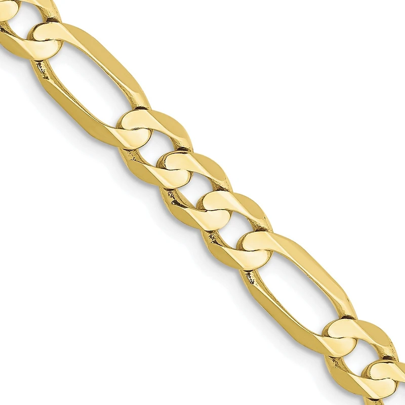 10KT Yellow Gold 26-inch 5.5MM Figaro Chain