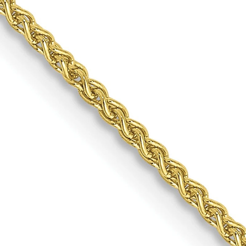 10KT Yellow Gold 18-inch 1.25MM Spiga Link Chain