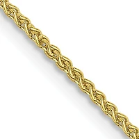 10KT Yellow Gold 18-inch 1.25MM Spiga Link Chain