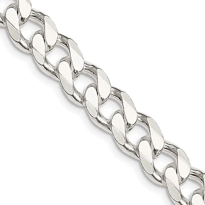 Sterling Silver 26-inch 9MM Curb Chain