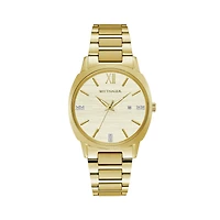 Wittnauer with 34MM Champagne Diamond Dial Stainless Steel Watch Band. WN4113