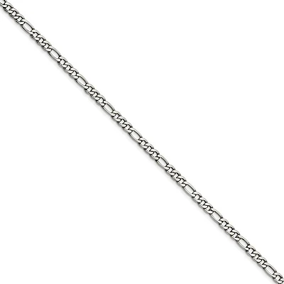 Stainless Steel 5.30mm 7in Figaro Bracelet