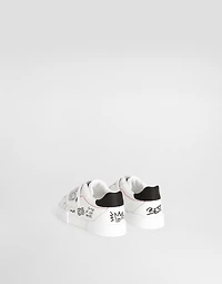 Printed calfskin portofino light sneakers