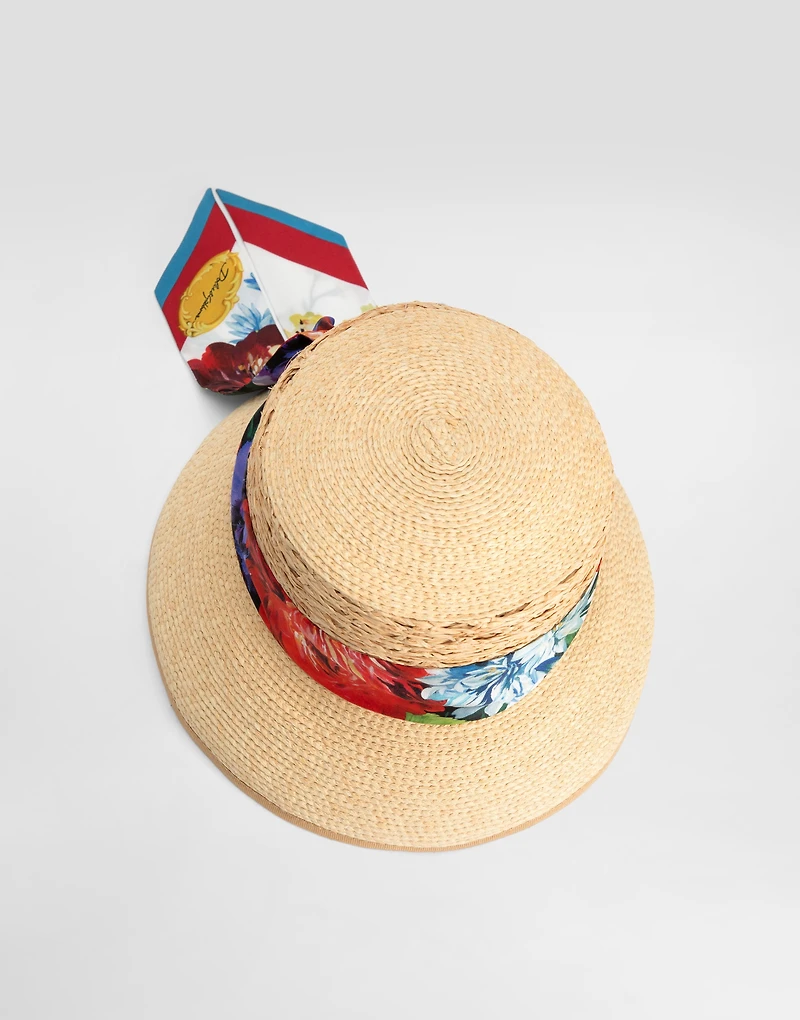 Raffia hat